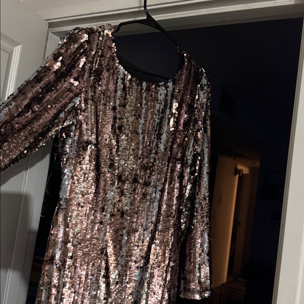 Dress the Population x RTR | Bronze Sequin Emery Dress size 10